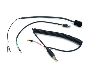 Racing Radios 4-C IMSA Helmet Kit (Coil Cord)